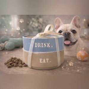 ✨🐾 Adorable Rae Dunn Pet Bowl Set – Perfect for Your Fur Baby! 🐶✨